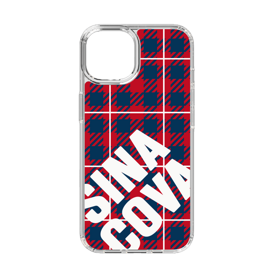 Slim Protection Case［ SINA COVA - Check - Red ］