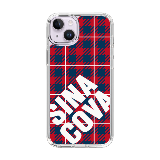 Slim Protection Case［ SINA COVA - Check - Red ］