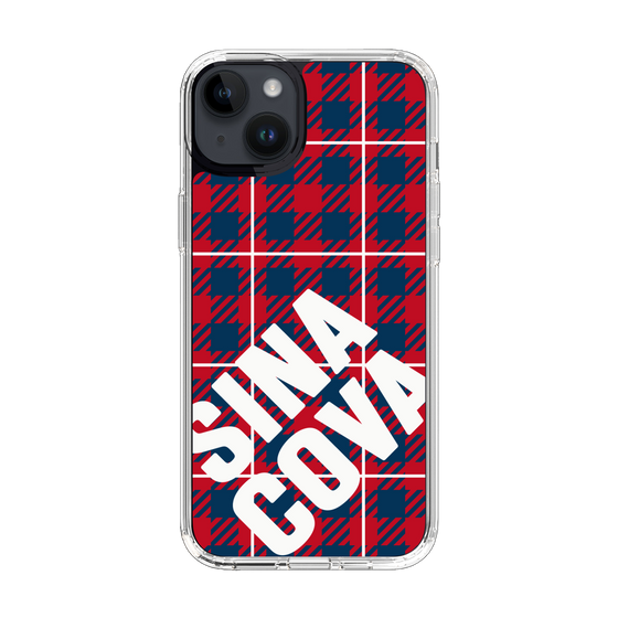 Slim Protection Case［ SINA COVA - Check - Red ］