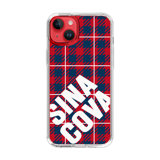 Slim Protection Case［ SINA COVA - Check - Red ］