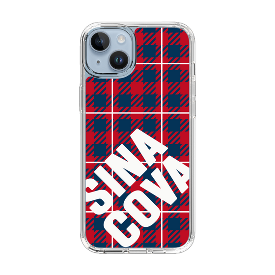 Slim Protection Case［ SINA COVA - Check - Red ］