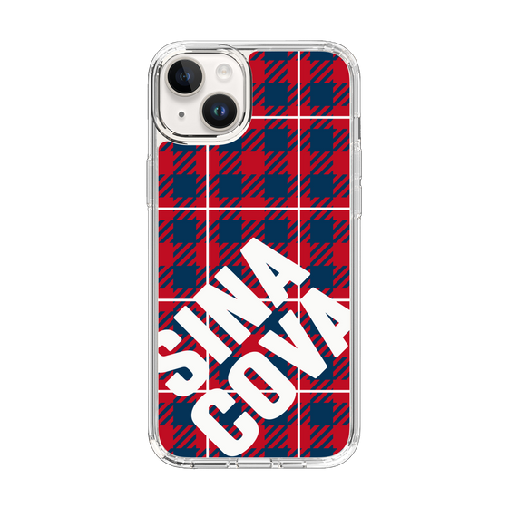Slim Protection Case［ SINA COVA - Check - Red ］