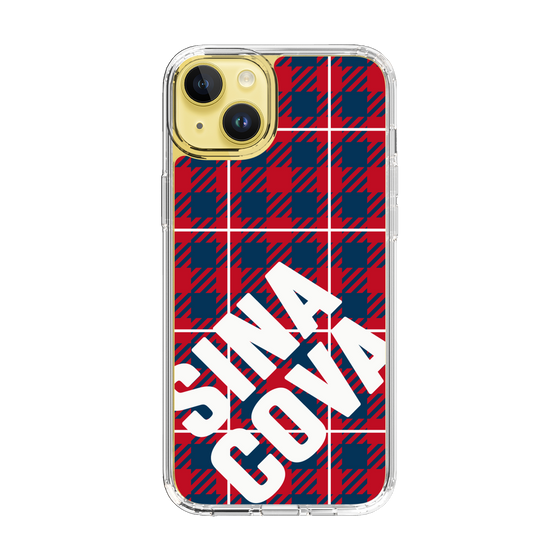 Slim Protection Case［ SINA COVA - Check - Red ］