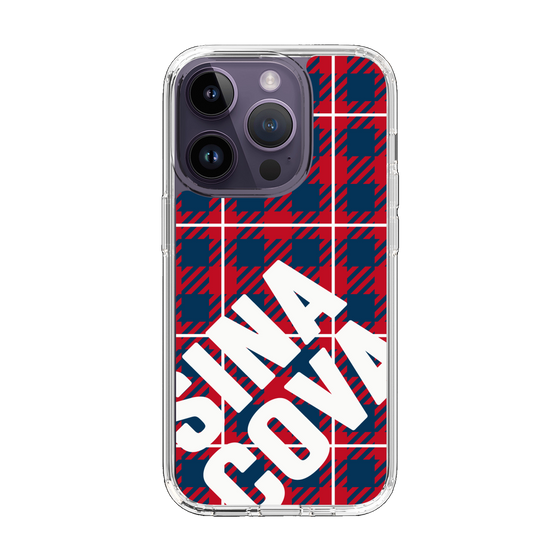 Slim Protection Case［ SINA COVA - Check - Red ］