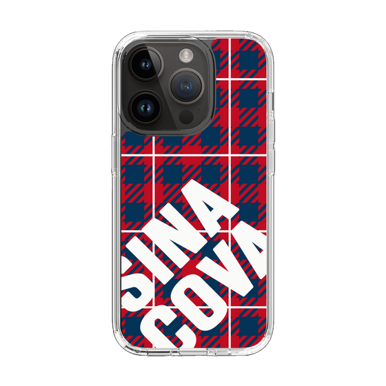 Slim Protection Case［ SINA COVA - Check - Red ］