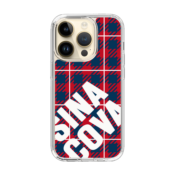 Slim Protection Case［ SINA COVA - Check - Red ］