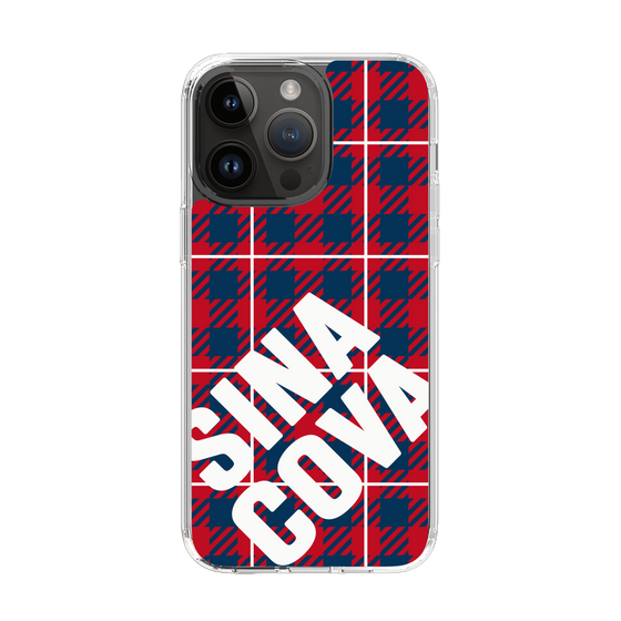 Slim Protection Case［ SINA COVA - Check - Red ］