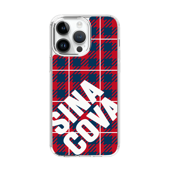 Slim Protection Case［ SINA COVA - Check - Red ］