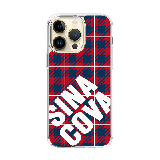 Slim Protection Case［ SINA COVA - Check - Red ］