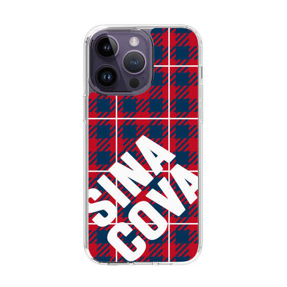 Slim Protection Case［ SINA COVA - Check - Red ］