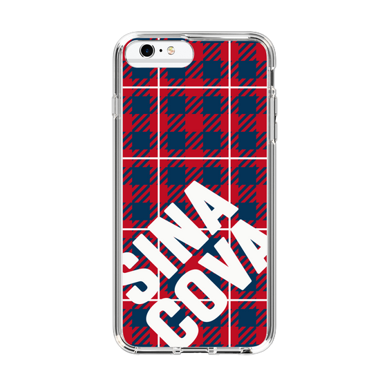 Slim Protection Case［ SINA COVA - Check - Red ］