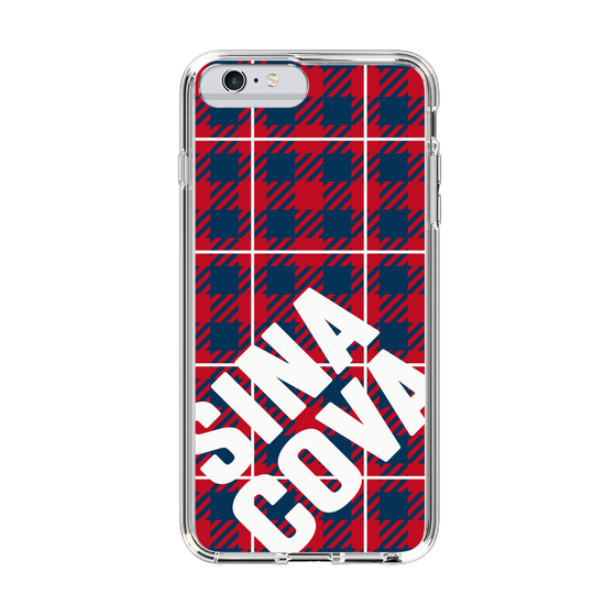Slim Protection Case［ SINA COVA - Check - Red ］