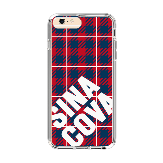 Slim Protection Case［ SINA COVA - Check - Red ］