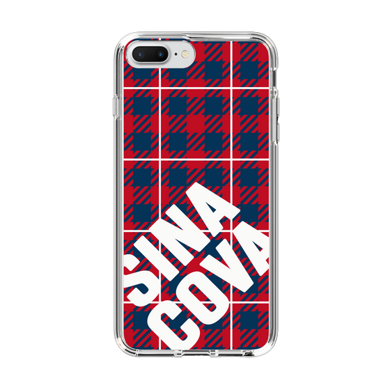 Slim Protection Case［ SINA COVA - Check - Red ］
