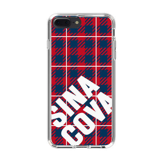 Slim Protection Case［ SINA COVA - Check - Red ］