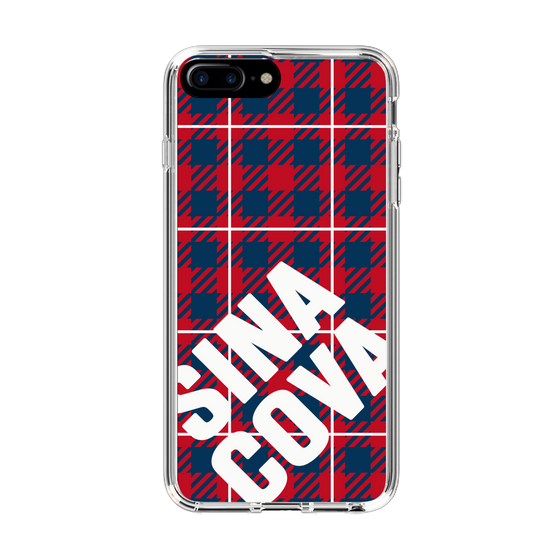 Slim Protection Case［ SINA COVA - Check - Red ］