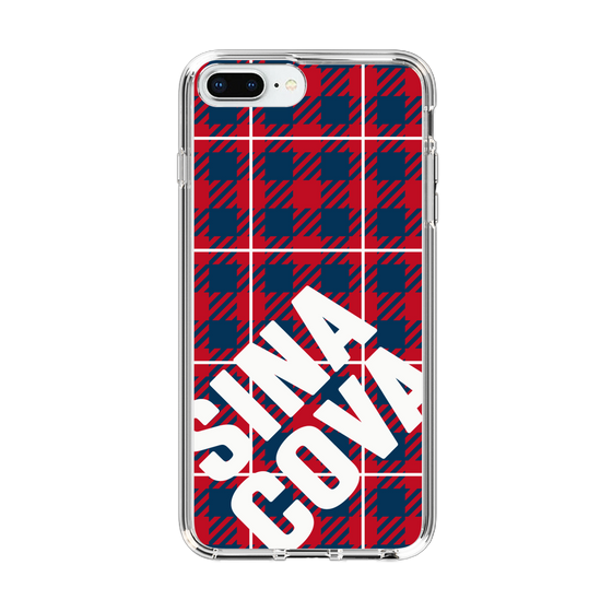 Slim Protection Case［ SINA COVA - Check - Red ］