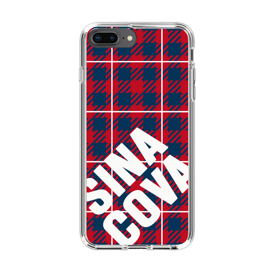 Slim Protection Case［ SINA COVA - Check - Red ］