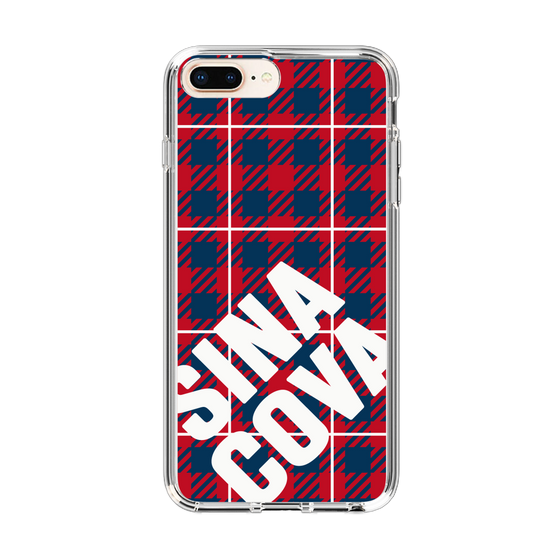 Slim Protection Case［ SINA COVA - Check - Red ］