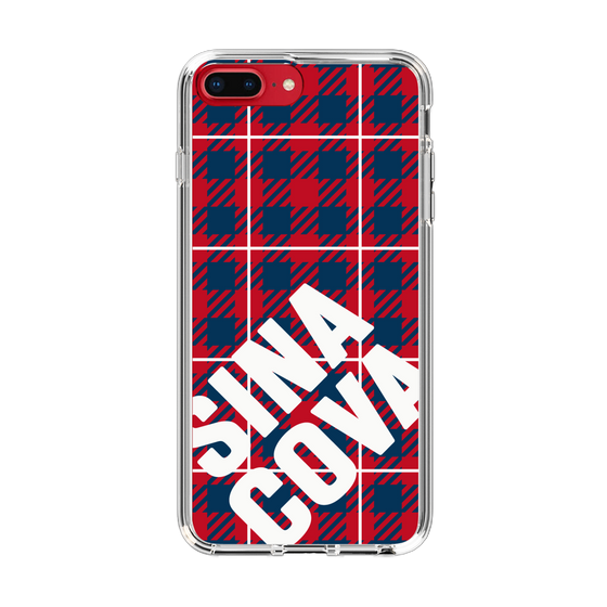 Slim Protection Case［ SINA COVA - Check - Red ］