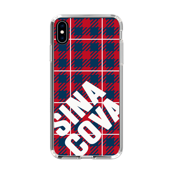 Slim Protection Case［ SINA COVA - Check - Red ］