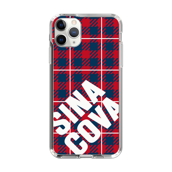 Slim Protection Case［ SINA COVA - Check - Red ］