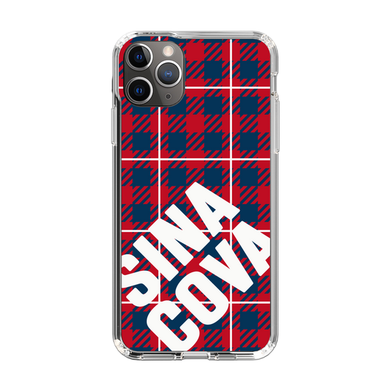 Slim Protection Case［ SINA COVA - Check - Red ］