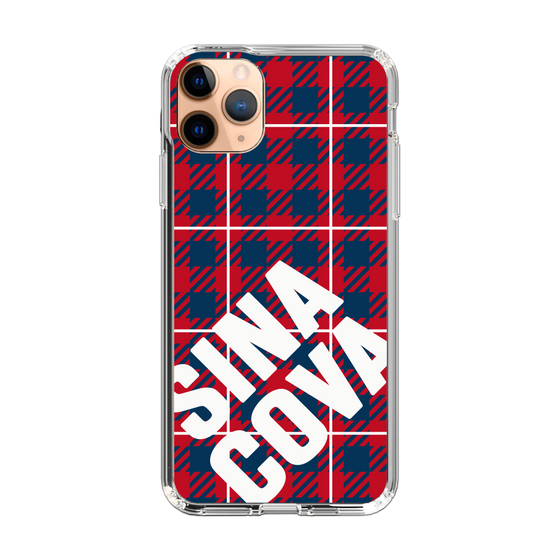 Slim Protection Case［ SINA COVA - Check - Red ］