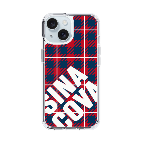 Slim Protection Case［ SINA COVA - Check - Red ］