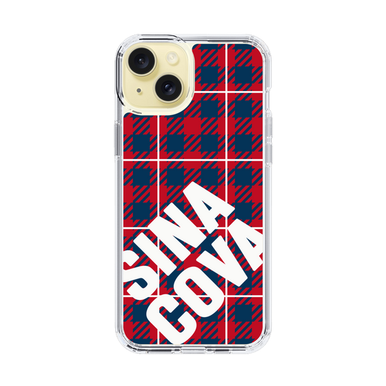 Slim Protection Case［ SINA COVA - Check - Red ］
