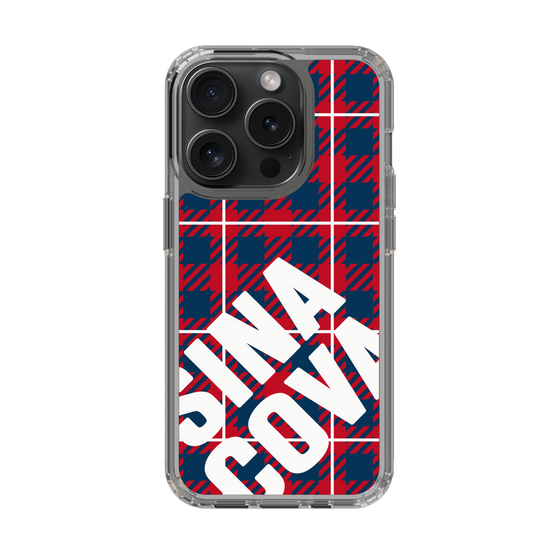 Slim Protection Case［ SINA COVA - Check - Red ］
