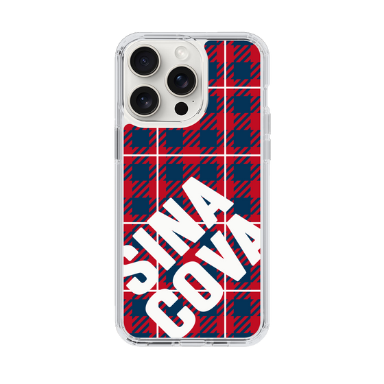 Slim Protection Case［ SINA COVA - Check - Red ］
