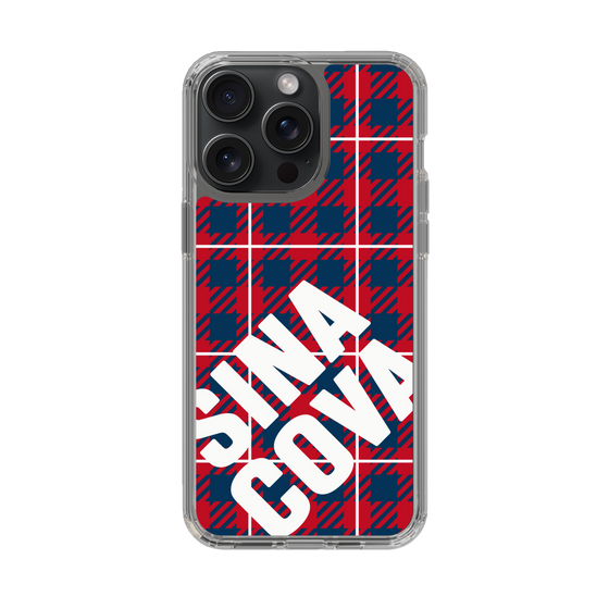 Slim Protection Case［ SINA COVA - Check - Red ］