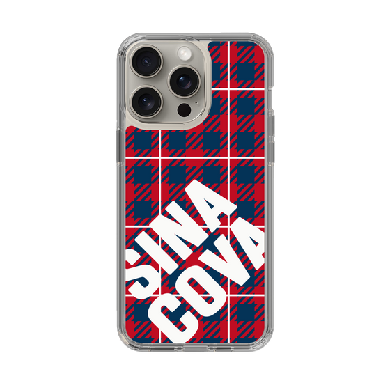 Slim Protection Case［ SINA COVA - Check - Red ］