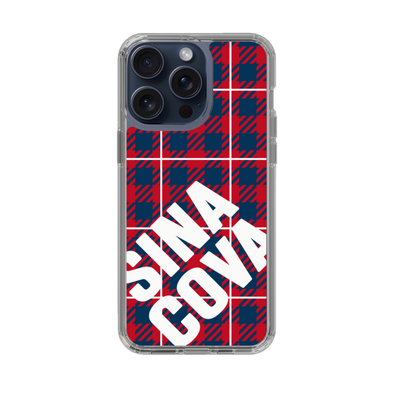 Slim Protection Case［ SINA COVA - Check - Red ］