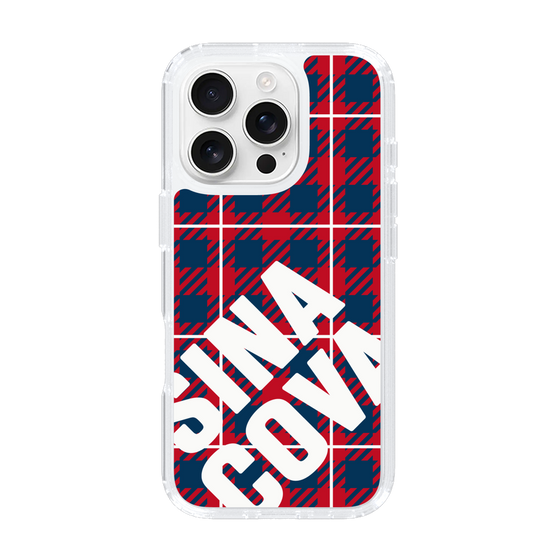 Slim Protection Case［ SINA COVA - Check - Red ］