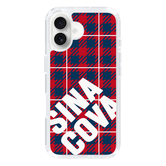 Slim Protection Case［ SINA COVA - Check - Red ］