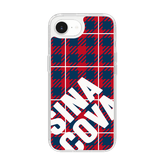 Slim Protection Case［ SINA COVA - Check - Red ］