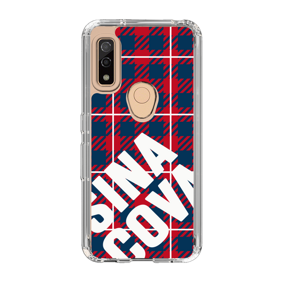 Slim Protection Case［ SINA COVA - Check - Red ］
