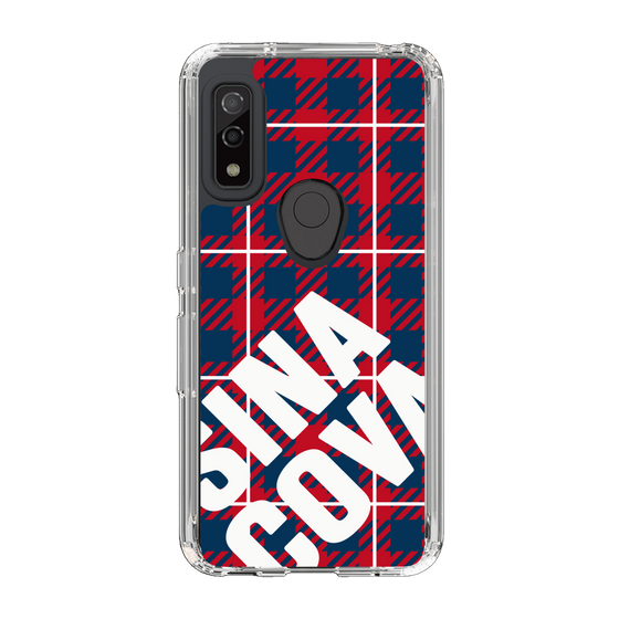 Slim Protection Case［ SINA COVA - Check - Red ］