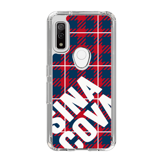 Slim Protection Case［ SINA COVA - Check - Red ］