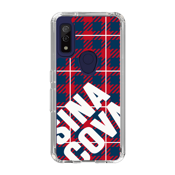 Slim Protection Case［ SINA COVA - Check - Red ］