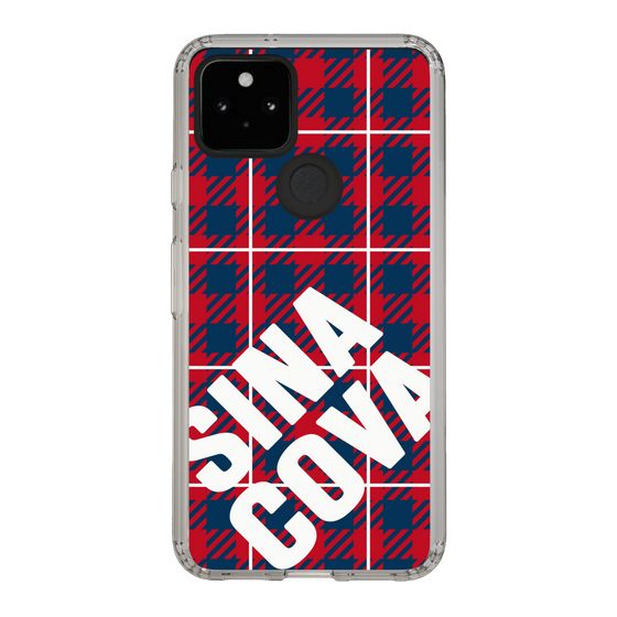 Slim Protection Case［ SINA COVA - Check - Red ］