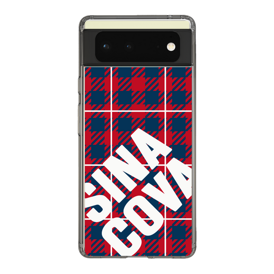 Slim Protection Case［ SINA COVA - Check - Red ］
