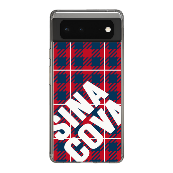 Slim Protection Case［ SINA COVA - Check - Red ］