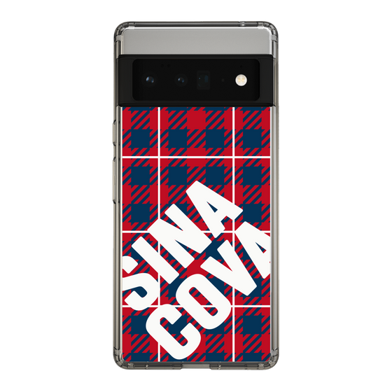Slim Protection Case［ SINA COVA - Check - Red ］