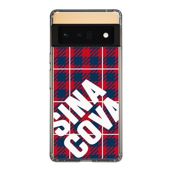 Slim Protection Case［ SINA COVA - Check - Red ］