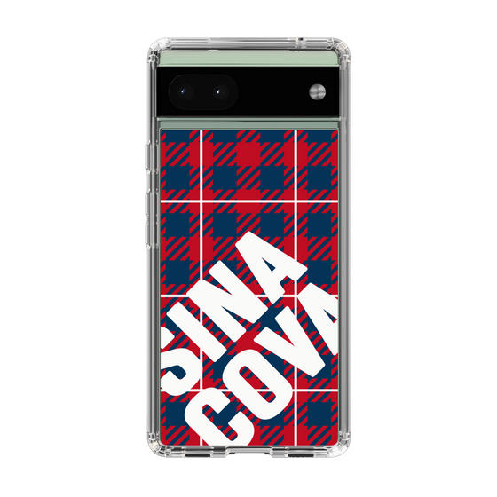 Slim Protection Case［ SINA COVA - Check - Red ］
