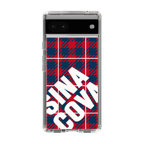 Slim Protection Case［ SINA COVA - Check - Red ］