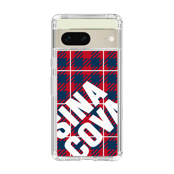 Slim Protection Case［ SINA COVA - Check - Red ］
